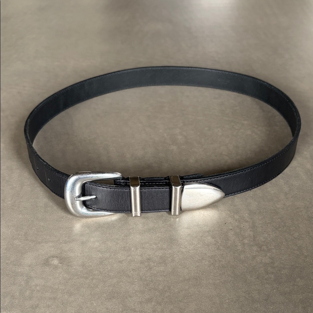 CELINE Western belt 25mm size 80